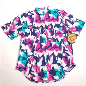 Cherokee DWT VTG 80s/90s Hawaiian floral shirt
